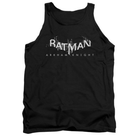 Arkham Knight Shirt Tank Top Splintered Logo Black Tanktop