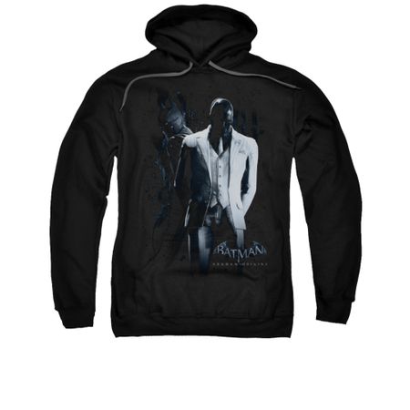 Arkham Origins Hoodie Black Mask Black Sweatshirt Hoody