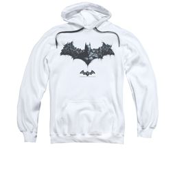 Arkham Origins Hoodie Logo Of Enemies White Sweatshirt Hoody