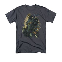 Arkham Origins Shirt Deathstroke Charcoal T-Shirt