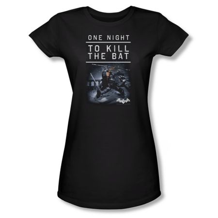 Arkham Origins Shirt Juniors Kill The Bat Black T-Shirt