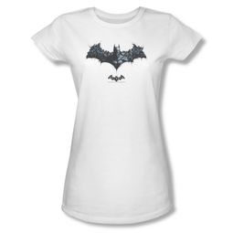 Arkham Origins Shirt Juniors Logo Of Enemies White T-Shirt