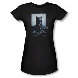 Arkham Origins Shirt Juniors Two Sides Black T-Shirt