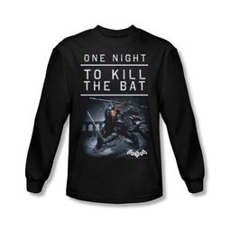 Arkham Origins Shirt Kill The Bat Long Sleeve Black Tee T-Shirt Arkham Origins Shirt Kill The Bat Long Sleeve Black Tee T-Shirt