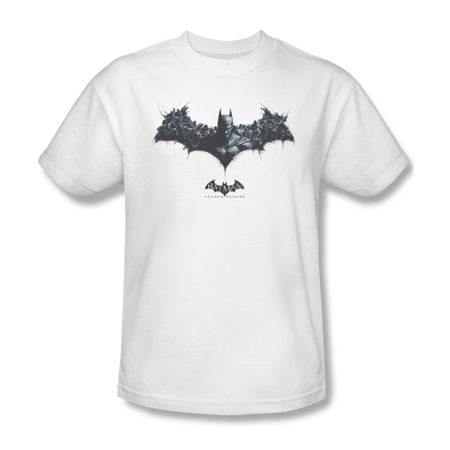Arkham Origins Shirt Logo Of Enemies White T-Shirt