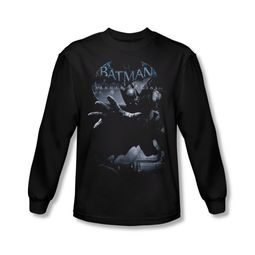 Arkham Origins Shirt Out Of The Shadows Long Sleeve Black Tee T-Shirt Arkham Origins Shirt Out Of The Shadows Long Sleeve Black Tee T-Shirt