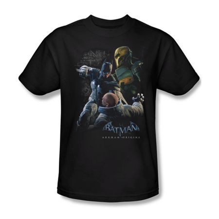 Arkham Origins Shirt Punch Black T-Shirt