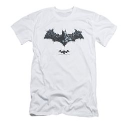 Arkham Origins Shirt Slim Fit Logo Of Enemies White T-Shirt