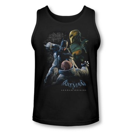 Arkham Origins Shirt Tank Top Punch Black Tanktop