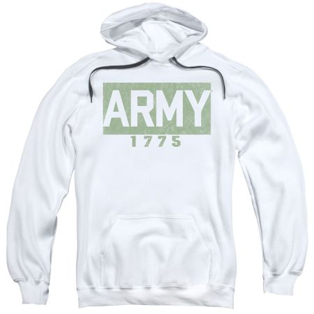 Army Hoodie 1775 White Military Sweatshirt Hoody