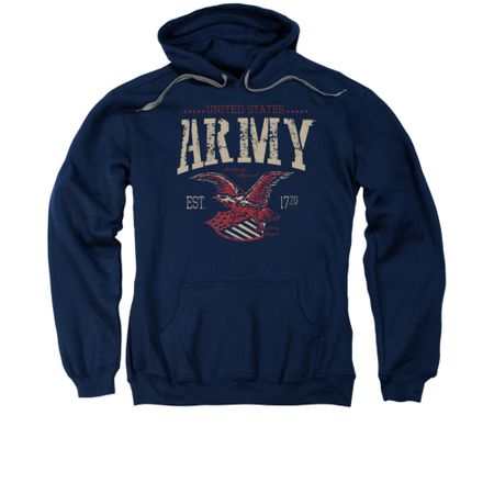 Army Hoodie Est 1775 Navy Military Sweatshirt Hoody