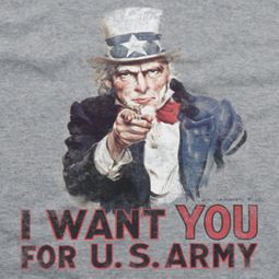 Army I Want You Shirts