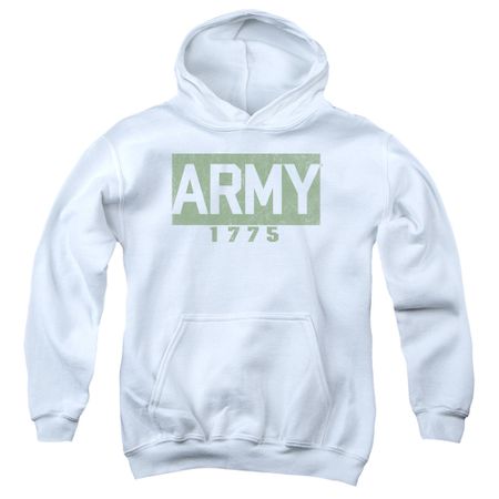 Army Kids Hoodie 1775 White Youth Hoody
