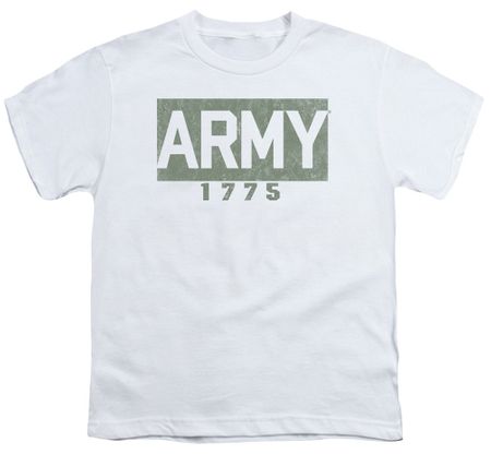 Army Kids Shirt 1775 White T-Shirt