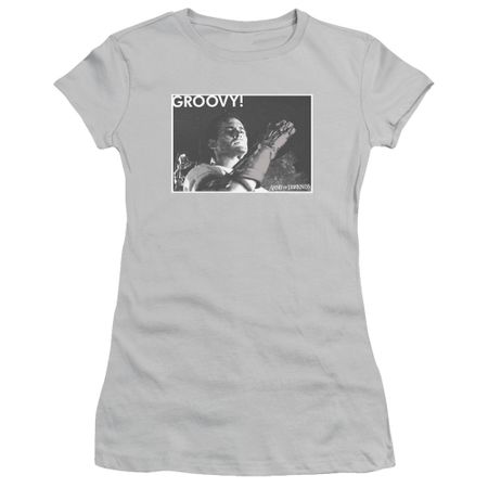 Army Of Darkness Juniors Shirt Groovy Silver T-Shirt