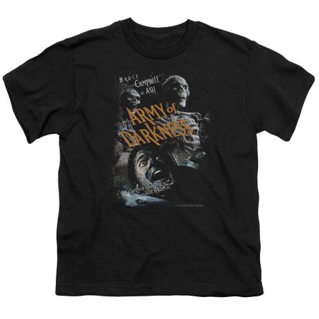 Army Of Darkness Kids Shirt Covered Black T-Shirt