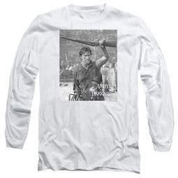 Army Of Darkness Long Sleeve Shirt Boom White Tee T-Shirt