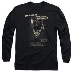 Army Of Darkness Long Sleeve Shirt Want Some Black Tee T-Shirt Army Of Darkness Long Sleeve Shirt Want Some Black Tee T-Shirt