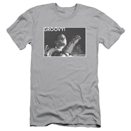 Army Of Darkness Slim Fit Shirt Groovy Silver T-Shirt