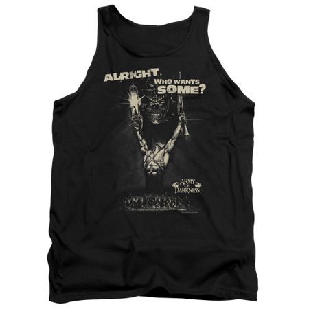 Army Of Darkness Tank Top Want Some Black Tanktop