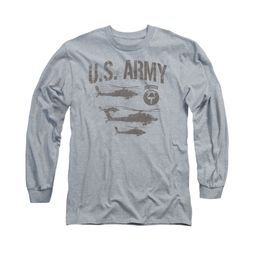 Army Shirt Airborne Long Sleeve Athletic Heather Tee T-Shirt Army Shirt Airborne Long Sleeve Athletic Heather Tee T-Shirt