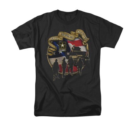 Army Shirt Duty Black T-Shirt
