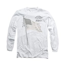Army Shirt Flag Long Sleeve White Tee T-Shirt Army Shirt Flag Long Sleeve White Tee T-Shirt
