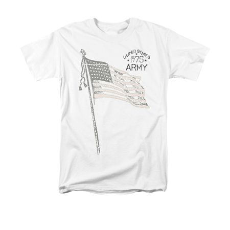 Army Shirt Flag White T-Shirt