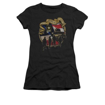 Army Shirt Juniors Duty Black T-Shirt