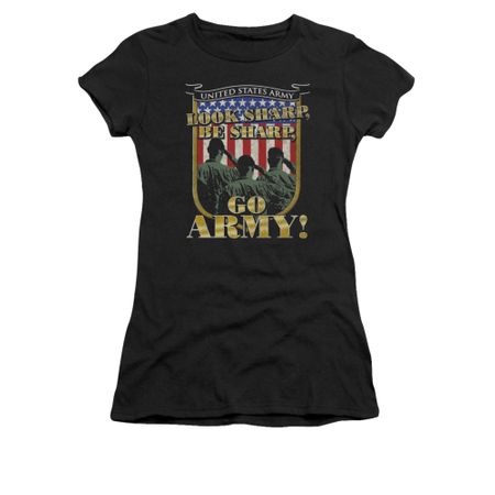 Army Shirt Juniors Look Sharp Black T-Shirt