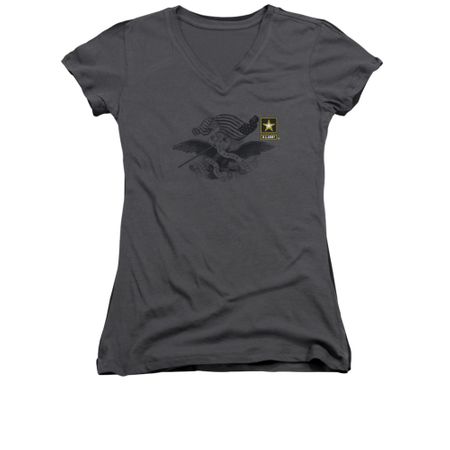 Army Shirt Juniors V Neck The Union Olive T-Shirt