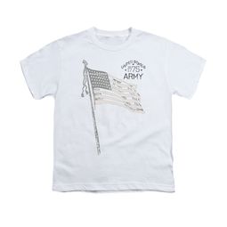 Army Shirt Kids Flag White T-Shirt Army Shirt Kids Flag White T-Shirt