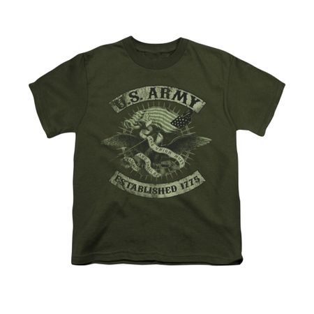 Army Shirt Kids Union Eagle Olive T-Shirt