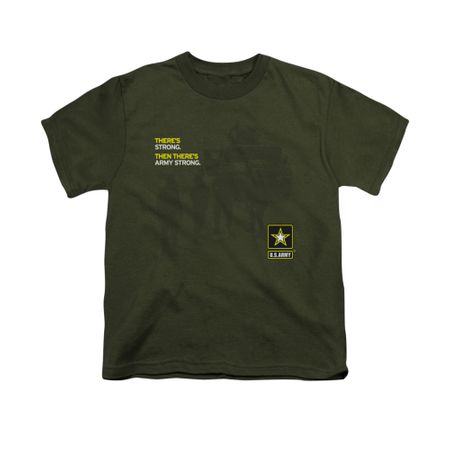 Army Shirt Kids What Kind Of Strong Olive T-Shirt