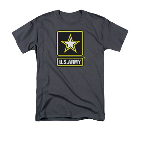 Army Shirt Logo Charcoal T-Shirt
