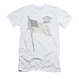 Army Shirt Slim Fit Flag White T-Shirt Army Shirt Slim Fit Flag White T-Shirt