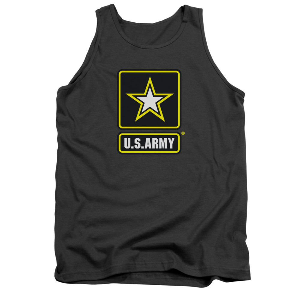 Army Shirt Tank Top Logo Charcoal Tanktop Army Logo Shirts