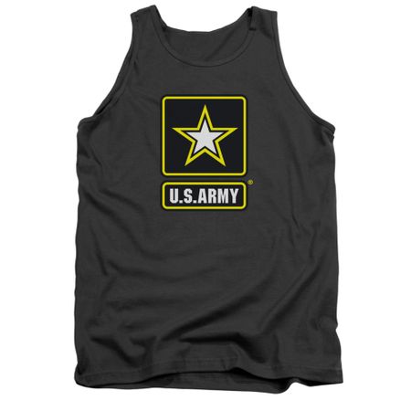 Army Shirt Tank Top Logo Charcoal Tanktop