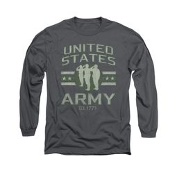 Army Shirt U.S. Army Long Sleeve Charcoal Tee T-Shirt