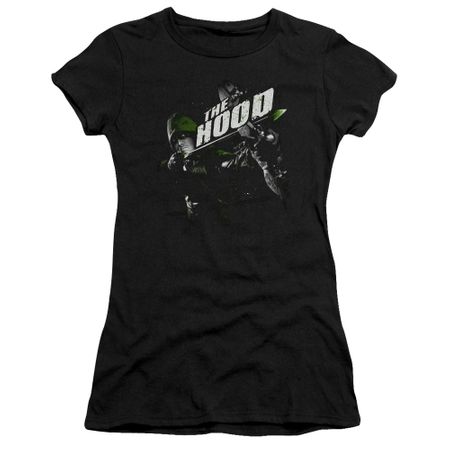 Arrow Shirt Juniors Green Tipped Black T-Shirt