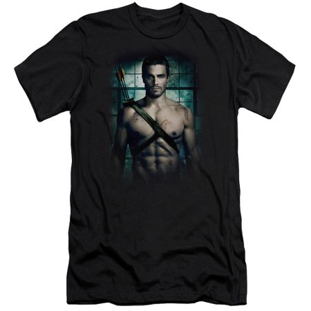 Arrow Shirt Slim Fit Shirtless Black T-Shirt