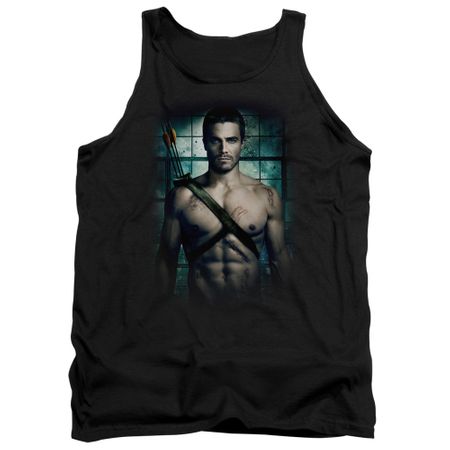 Arrow Shirt Tank Top Shirtless Black Tanktop