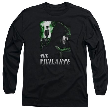Arrow Shirt The Vigilante Long Sleeve Black Tee T-Shirt
