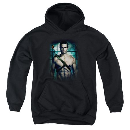 Arrow Youth Hoodie Shirtless Black Kids Hoody