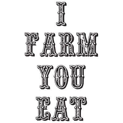 Funny Farmer T-shirt Tee - I Farm You Eat