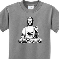 At Peace Buddha Kids Shirts