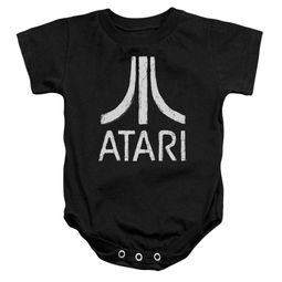 Atari Baby Romper Rough Logo Black Infant Babies Creeper
