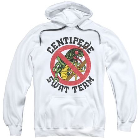 Atari Hoodie Centipede Swat Team White Sweatshirt Hoody