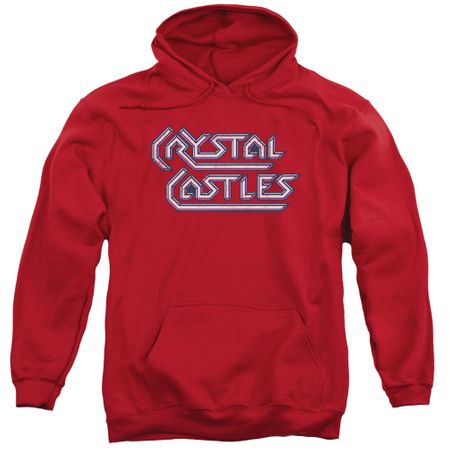 Atari Hoodie Crystal Castles Logo Red Sweatshirt Hoody
