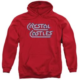 Atari Hoodie Crystal Castles Logo Red Sweatshirt Hoody